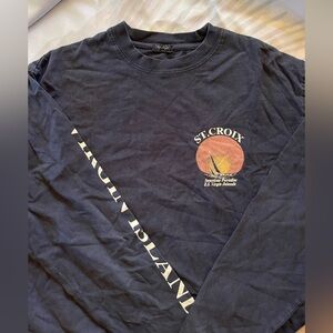 Brandy Melville John Galt Long Sleeve Blue